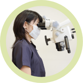 マイクロスコープによる精密根管治療